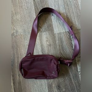 Lululemon Burgundy Fanny Pack